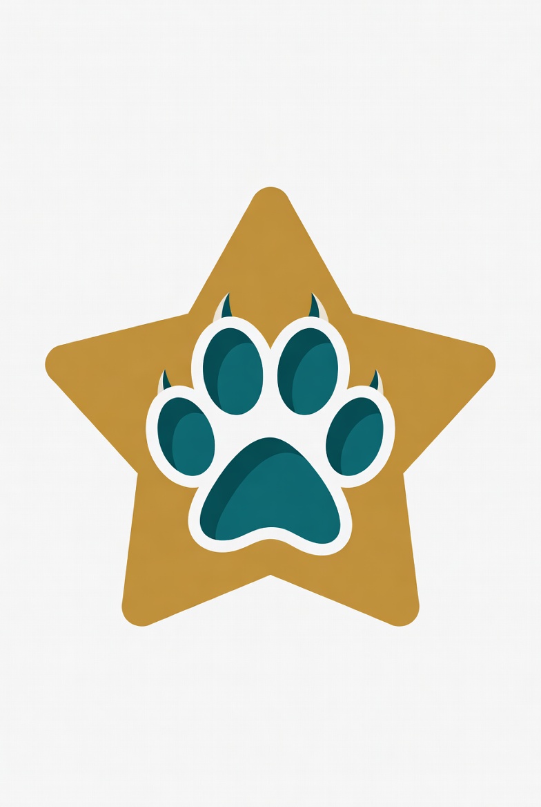 Star with paw